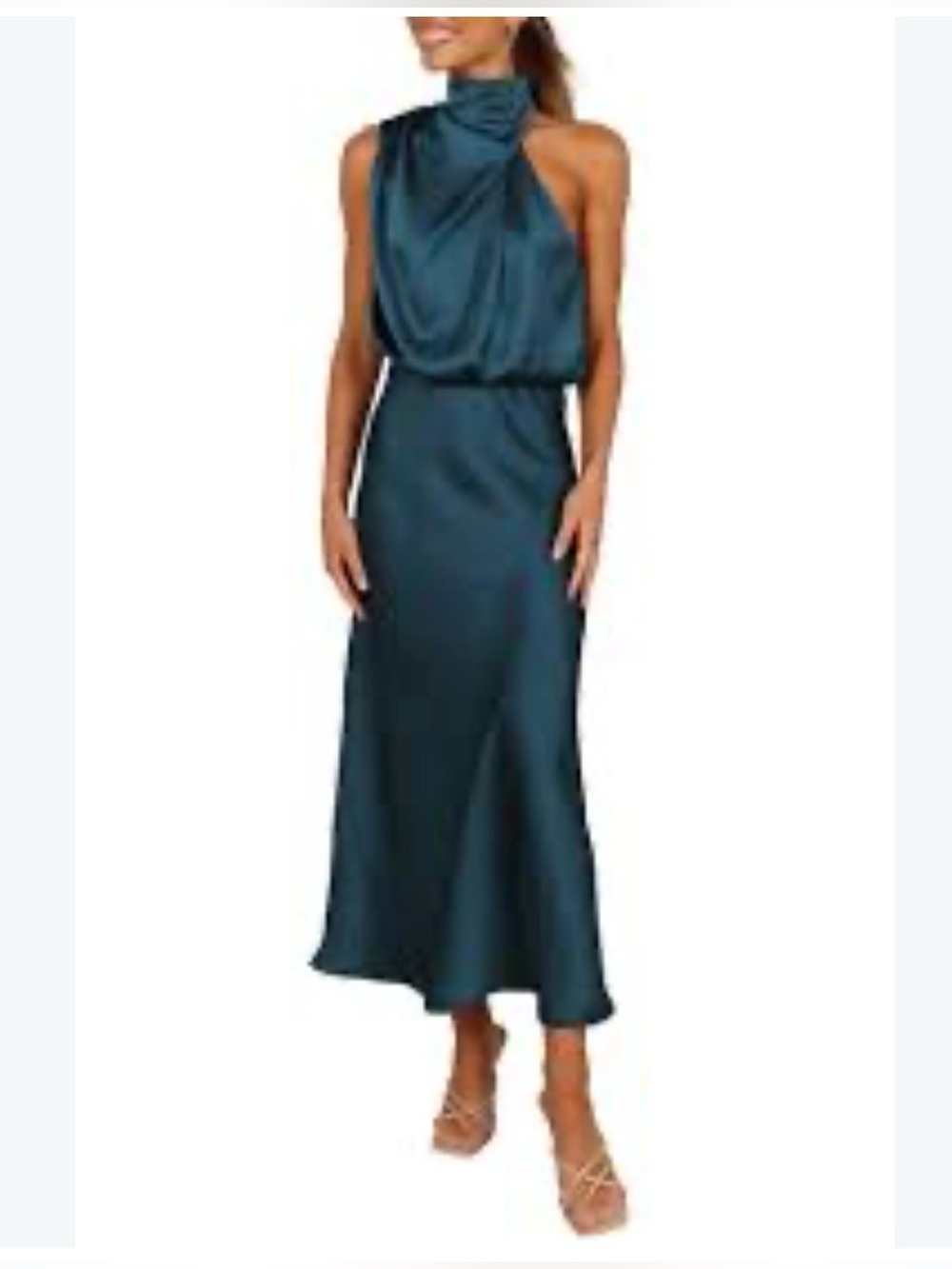 Petal and Pup Annabelle Satin Midi Dress